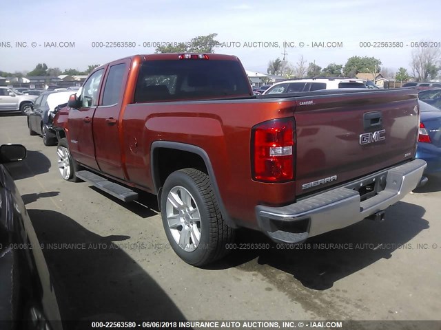 1GTV2UEH1FZ193124 - 2015 GMC SIERRA K1500 SLE ORANGE photo 3