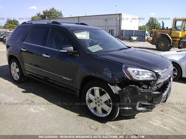 1GKKVTKD9FJ251408 - 2015 GMC ACADIA DENALI BLACK photo 1