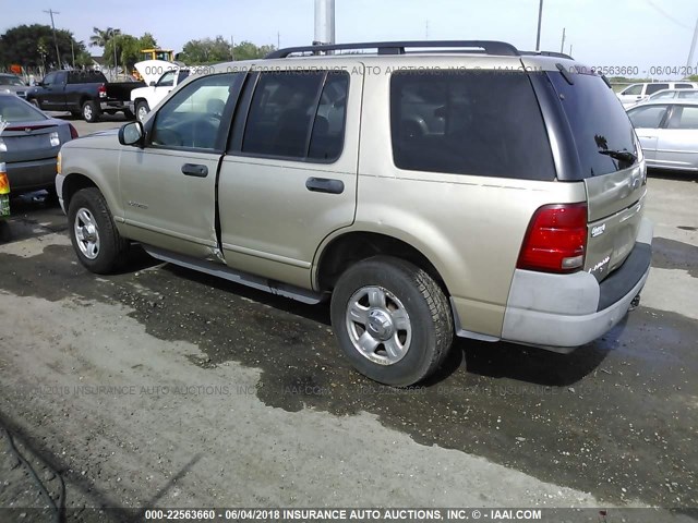 1FMZU62E12ZA67983 - 2002 FORD EXPLORER XLS BEIGE photo 3