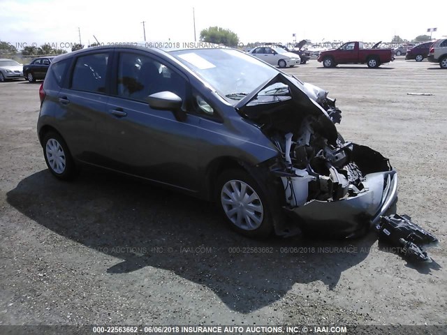 3N1CE2CP9GL357101 - 2016 NISSAN VERSA NOTE S/S PLUS/SV/SL/SR GRAY photo 1