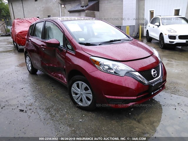 3N1CE2CP4HL371120 - 2017 NISSAN VERSA NOTE S/S PLUS/SV/SL/SR RED photo 1