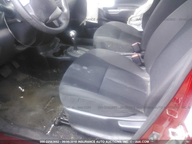 3N1CE2CP4HL371120 - 2017 NISSAN VERSA NOTE S/S PLUS/SV/SL/SR RED photo 5