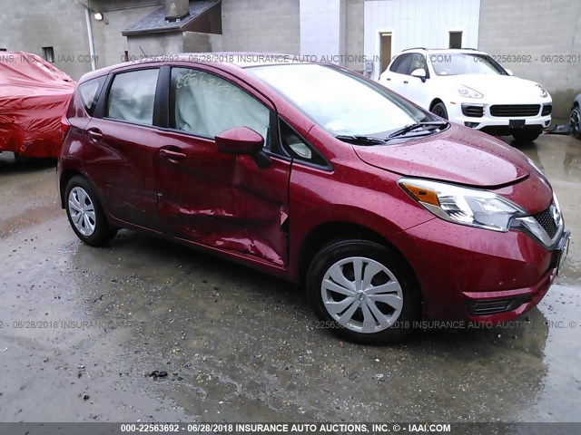 3N1CE2CP4HL371120 - 2017 NISSAN VERSA NOTE S/S PLUS/SV/SL/SR RED photo 6