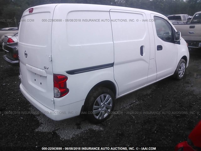 3N6CM0KN2HK713185 - 2017 NISSAN NV200 2.5S/2.5SV WHITE photo 4