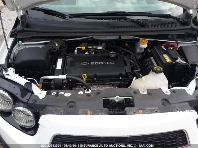 1G1JA6SH5G4167909 - 2016 CHEVROLET SONIC LS Ağ foto 10