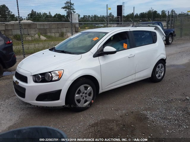 1G1JA6SH5G4167909 - 2016 CHEVROLET SONIC LS Ağ foto 2