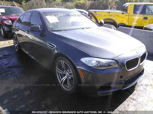 WBSFV9C54DC773185 - 2013 BMW M5 GRAY photo 1