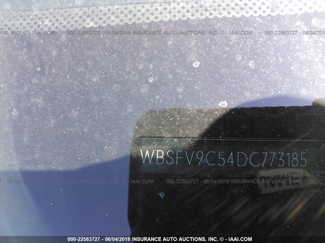 WBSFV9C54DC773185 - 2013 BMW M5 GRAY photo 9