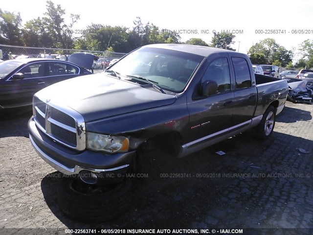 1D7HU18Z62S568296 - 2002 DODGE RAM 1500 GRAY photo 2