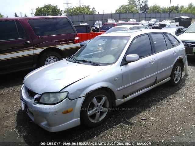 JM1BJ245031203721 - 2003 MAZDA PROTEGE PR5 SILVER photo 2