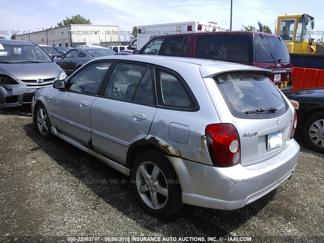 JM1BJ245031203721 - 2003 MAZDA PROTEGE PR5 SILVER photo 3