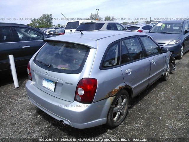 JM1BJ245031203721 - 2003 MAZDA PROTEGE PR5 SILVER photo 4