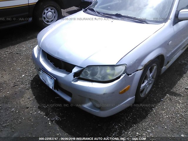 JM1BJ245031203721 - 2003 MAZDA PROTEGE PR5 SILVER photo 6