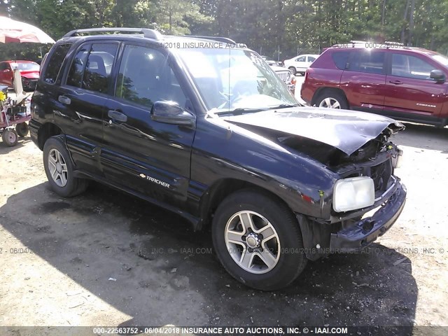 2CNBE634646900552 - 2004 CHEVROLET TRACKER LT BLACK photo 1