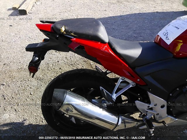 MLHPC4419D5003484 - 2013 HONDA CBR500 R RED photo 6