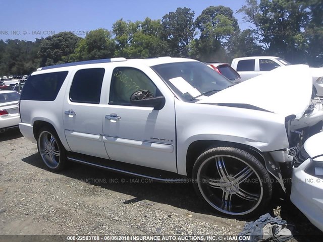 1GKFK66877J390141 - 2007 GMC YUKON XL DENALI WHITE photo 1