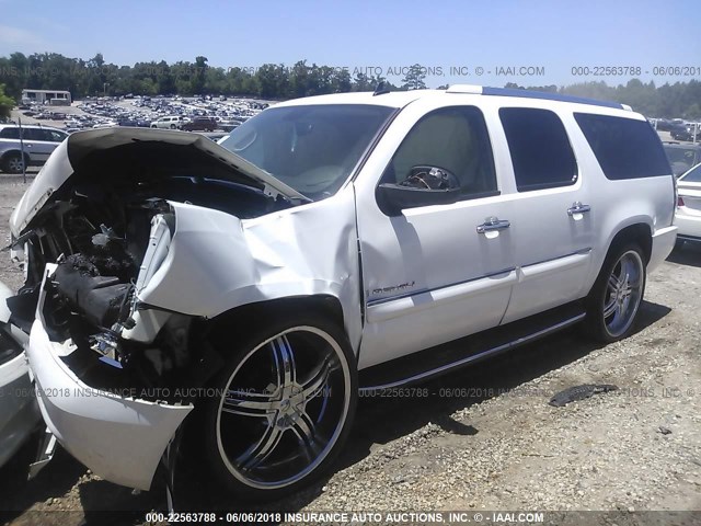 1GKFK66877J390141 - 2007 GMC YUKON XL DENALI WHITE photo 2