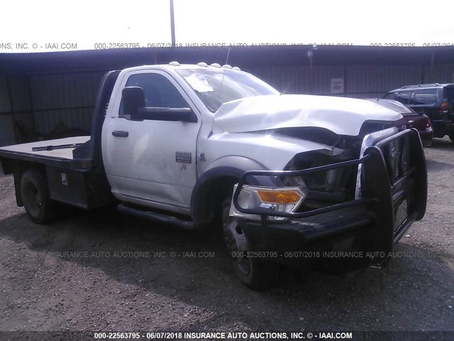 3C7WDKALXCG124315 - 2012 DODGE RAM 4500 ST/SLT WHITE photo 1