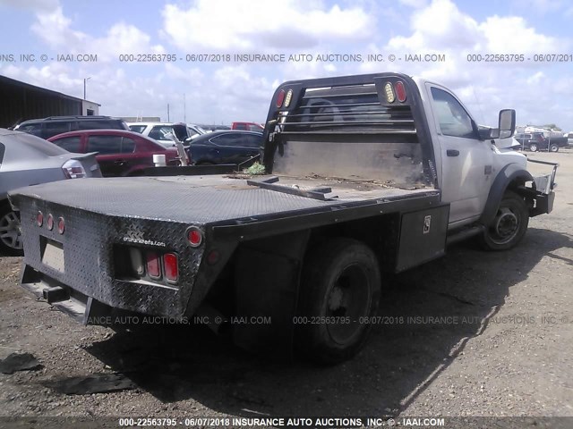 3C7WDKALXCG124315 - 2012 DODGE RAM 4500 ST/SLT WHITE photo 4