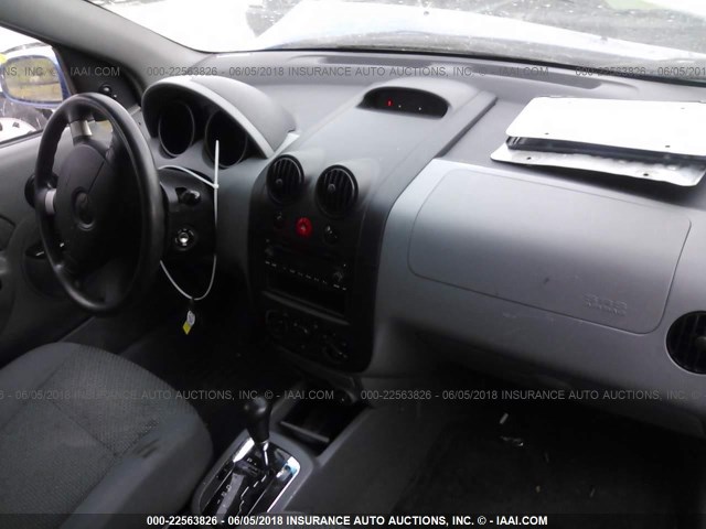 KL1TJ62644B186075 - 2004 CHEVROLET AVEO LS BLUE photo 5