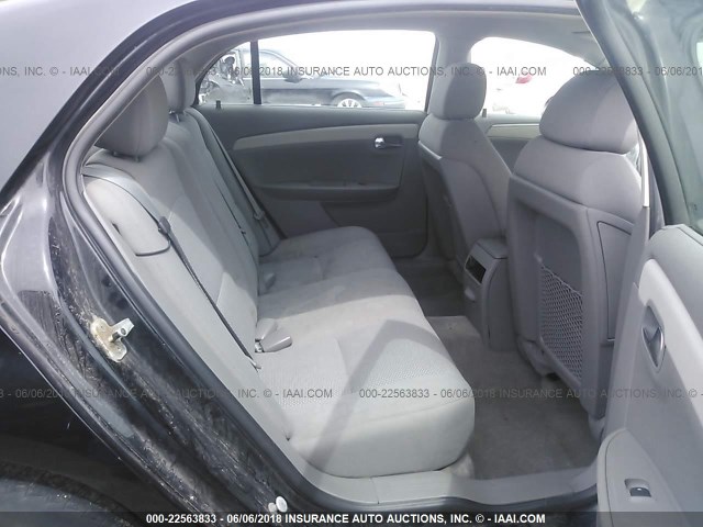 1G1ZG57B28F258481 - 2008 CHEVROLET MALIBU LS 黑色 照片 8