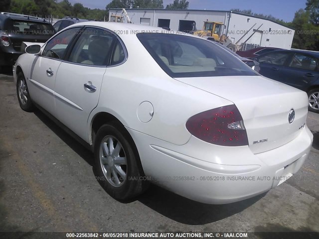 2G4WC582761164598 - 2006 BUICK LACROSSE CX WHITE photo 3