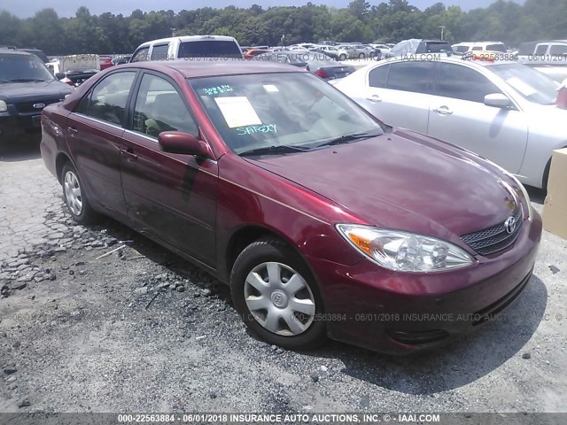 4T1BE32K64U308374 - 2004 TOYOTA CAMRY LE/XLE/SE წითელი ფოტო 1