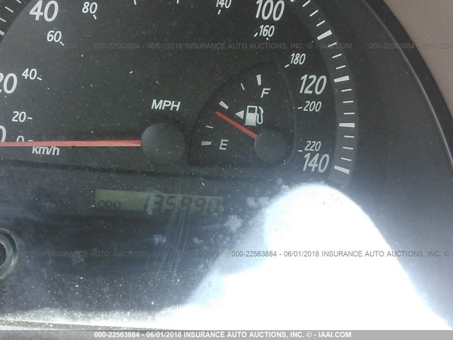 4T1BE32K64U308374 - 2004 TOYOTA CAMRY LE/XLE/SE წითელი ფოტო 7