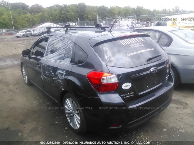 JF1GPAD61D2843090 - 2013 SUBARU IMPREZA PREMIUM GRAY photo 3