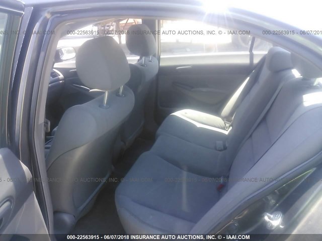 2HGFA1F36AH509765 - 2010 HONDA CIVIC VP GRAY photo 8