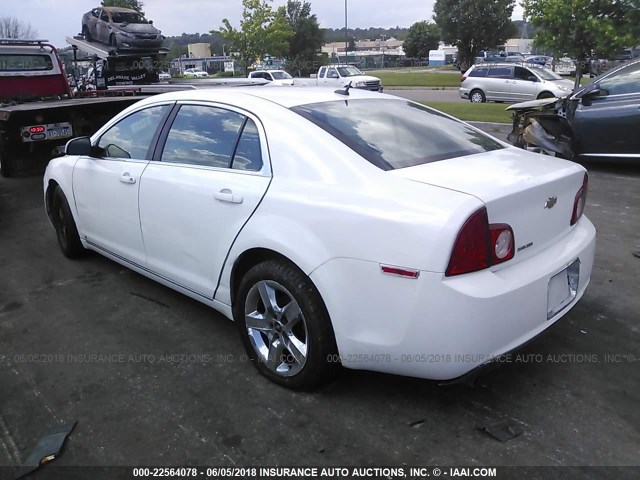 1G1ZH57B294210909 - 2009 CHEVROLET MALIBU 1LT 白色 照片 3