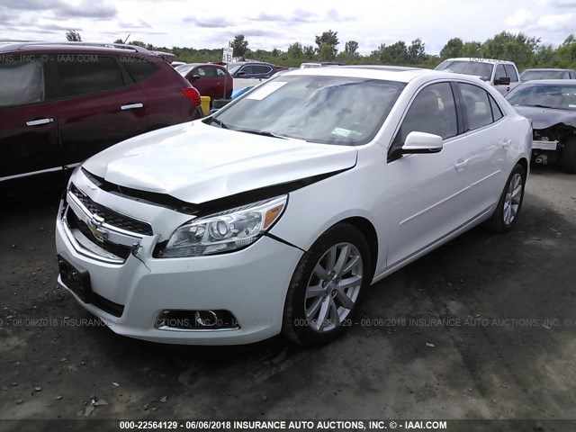 1G11E5SA4DF197873 - 2013 CHEVROLET MALIBU 2LT WHITE photo 2