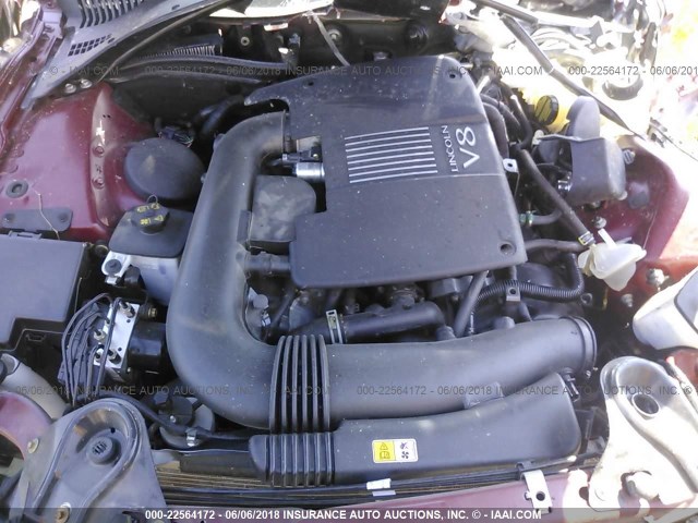 1LNHM87A11Y705716 - 2001 LINCOLN LS 栗色 照片 10