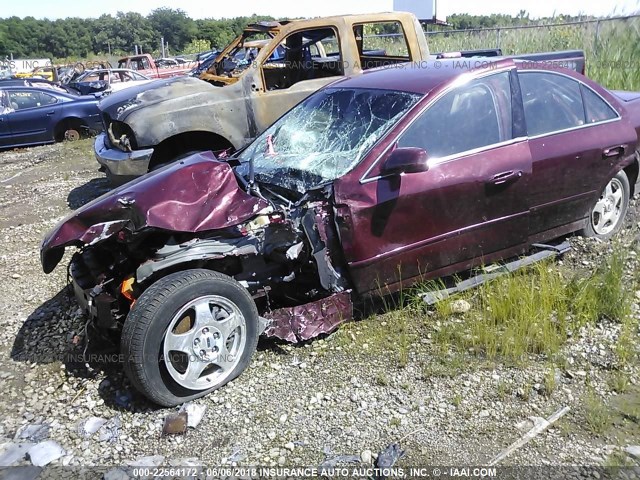 1LNHM87A11Y705716 - 2001 LINCOLN LS 栗色 照片 2