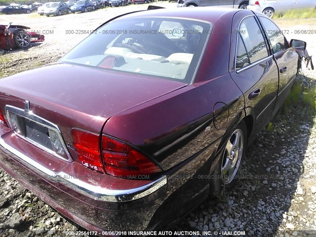 1LNHM87A11Y705716 - 2001 LINCOLN LS 栗色 照片 4