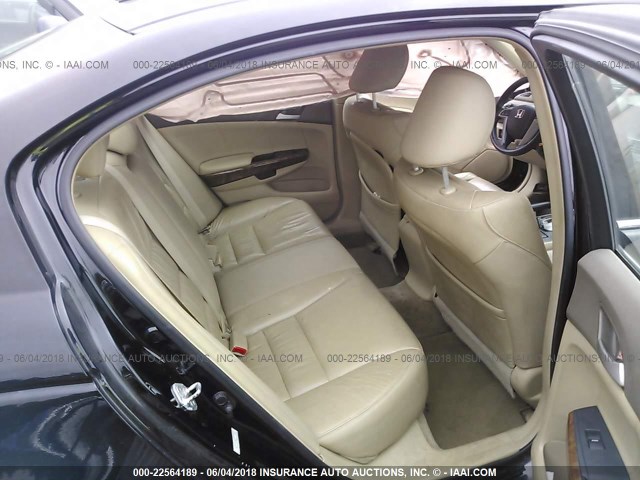 1HGCP26888A123683 - 2008 HONDA ACCORD EXL BLACK photo 8