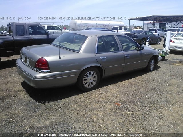 2FAFP74W25X107143 - 2005 FORD CROWN VICTORIA LX GRAY photo 4