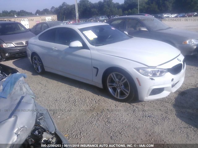 WBA3N3C5XFK233370 - 2015 BMW 428 I WHITE photo 1