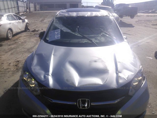 3CZRU5H58GM733584 - 2016 HONDA HR-V EX SILVER photo 6