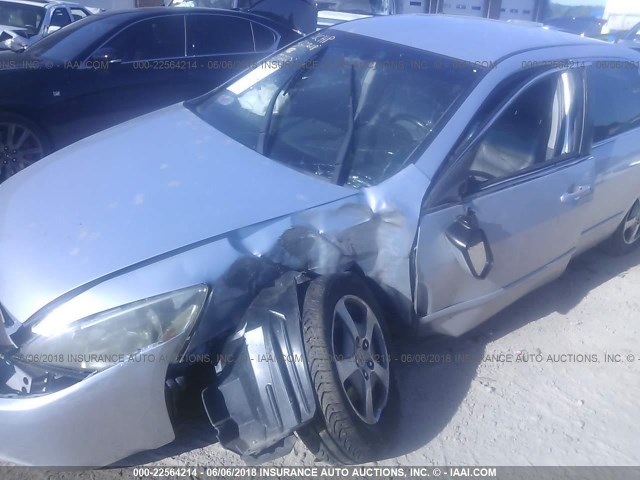 JHMCN36595C013188 - 2005 HONDA ACCORD HYBRID SILVER photo 6