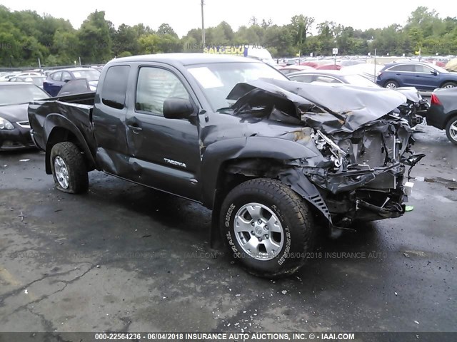 5TEUX4EN8AZ736064 - 2010 TOYOTA TACOMA ACCESS CAB Grau Foto 1