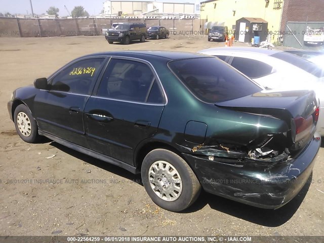 1HGCF866X1A079261 - 2001 HONDA ACCORD VALUE GREEN photo 3