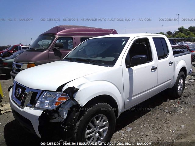 1N6DD0ER3HN712060 - 2017 NISSAN FRONTIER S/SV/SL/PRO-4X WHITE photo 2