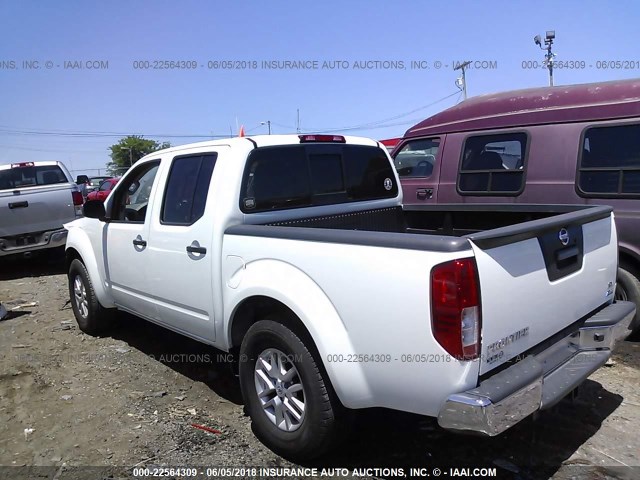 1N6DD0ER3HN712060 - 2017 NISSAN FRONTIER S/SV/SL/PRO-4X WHITE photo 3