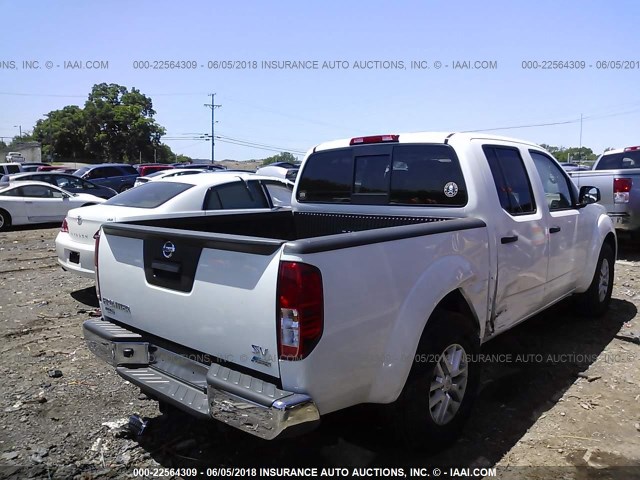 1N6DD0ER3HN712060 - 2017 NISSAN FRONTIER S/SV/SL/PRO-4X WHITE photo 4