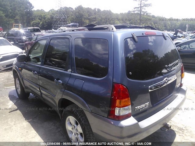 4F2YU09171KM35574 - 2001 MAZDA TRIBUTE LX/ES 蓝色 照片 3