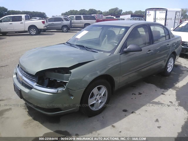 1G1ZT54874F134687 - 2004 CHEVROLET MALIBU LS 绿色 照片 2