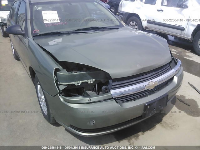 1G1ZT54874F134687 - 2004 CHEVROLET MALIBU LS 绿色 照片 6