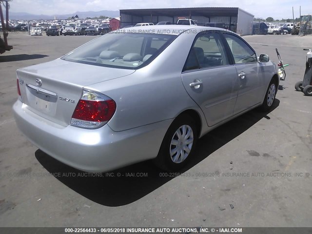 4T1BE32K76U662892 - 2006 TOYOTA CAMRY LE/XLE/SE ვერცხლისფერი ფოტო 4