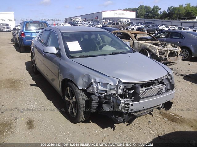 1G1ZC5EU3CF170919 - 2012 CHEVROLET MALIBU 1LT SILVER photo 1